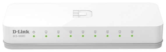 Сетевой коммутатор D-Link DES-1008C/A1A (A1B) <8 портов 10/100Base-TX>